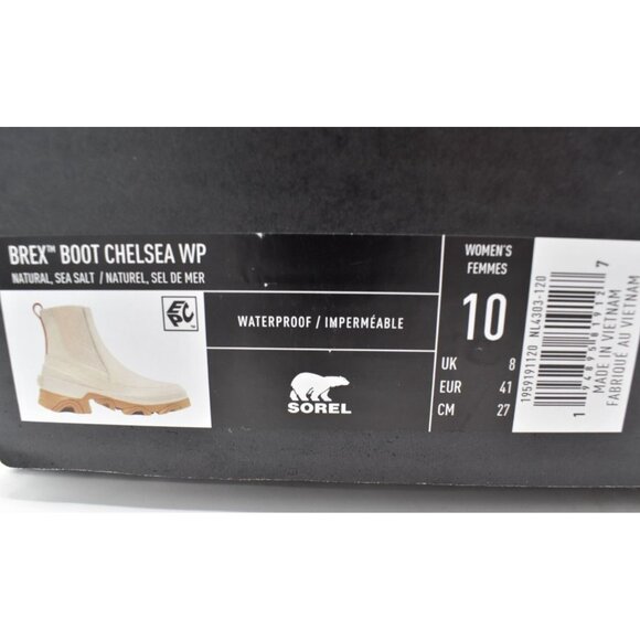 Sorel Womens Size 10 Brex Boot Natural Sea Salt Waterproof Chelsea Boots - Picture 12 of 12